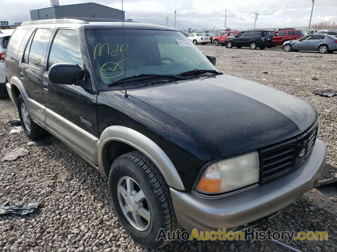 2000 OLDSMOBILE BRAVADA, 1GHDT13W3Y2297211