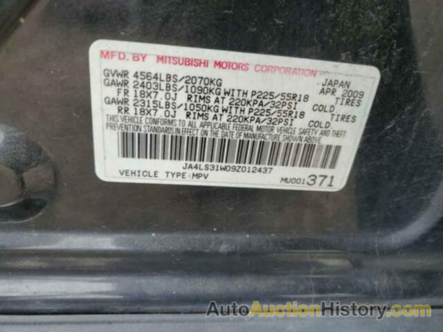 MITSUBISHI OUTLANDER SE, JA4LS31W09Z012437