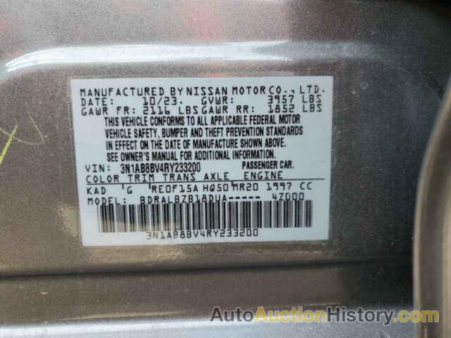 NISSAN SENTRA S, 3N1AB8BV4RY233200