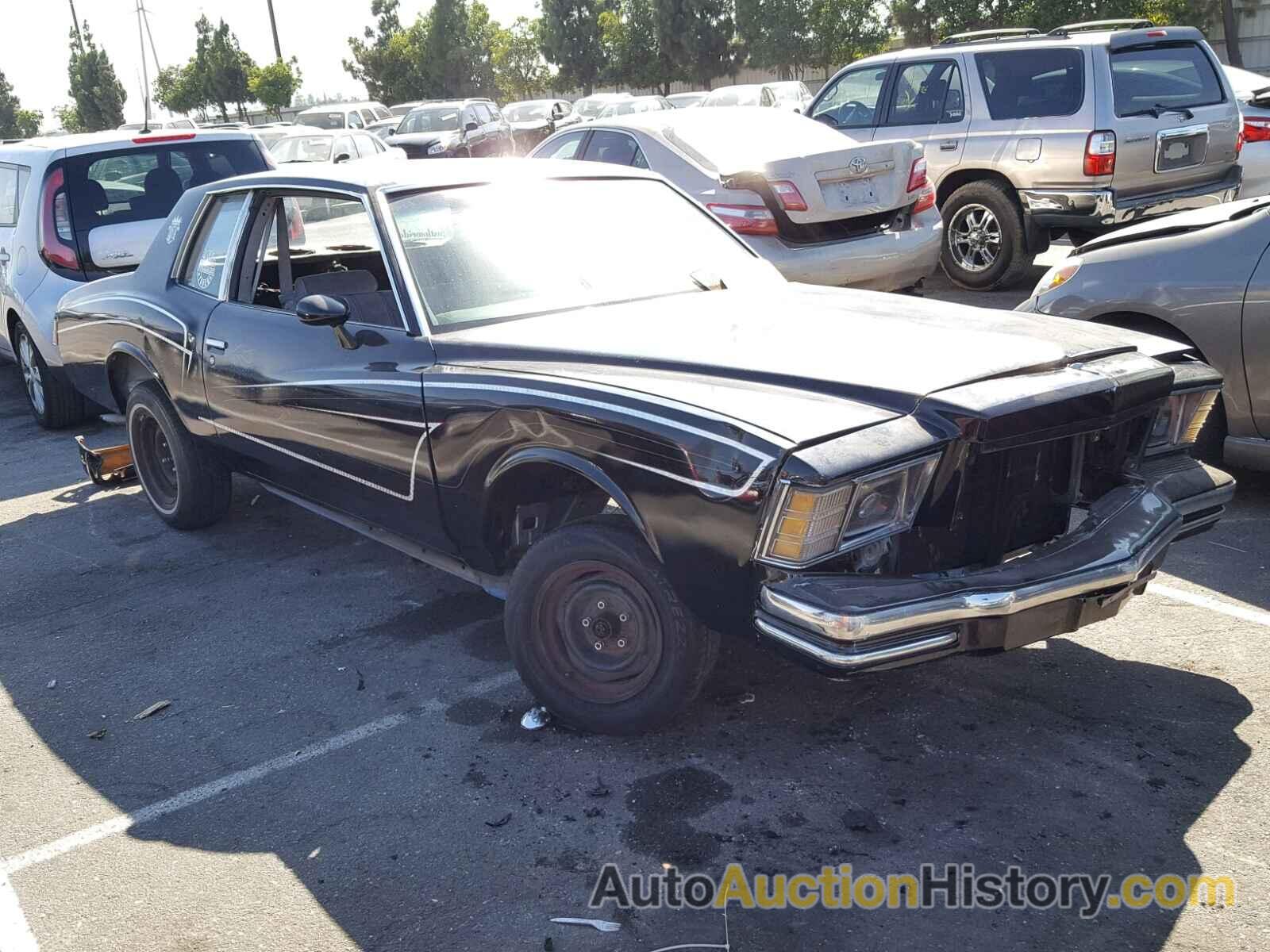 1979 CHEVROLET MONTE CARL, 1Z37H9Z440726