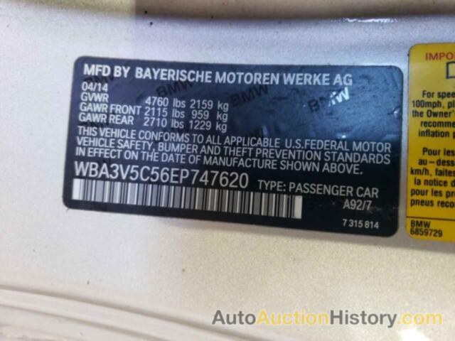 BMW 4 SERIES I, WBA3V5C56EP747620