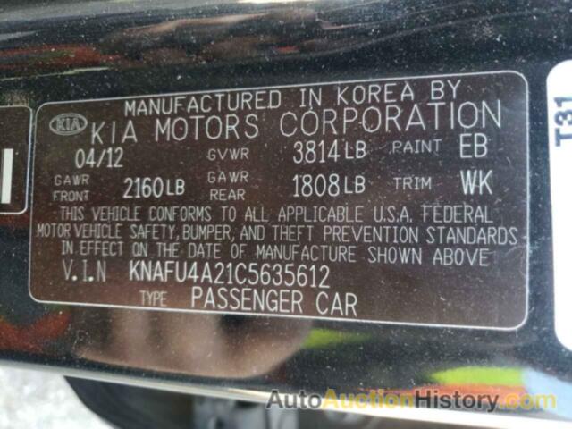 KIA FORTE EX, KNAFU4A21C5635612