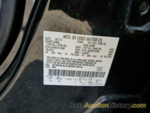 FORD EDGE SEL, 2FMDK4JC9EBB10834