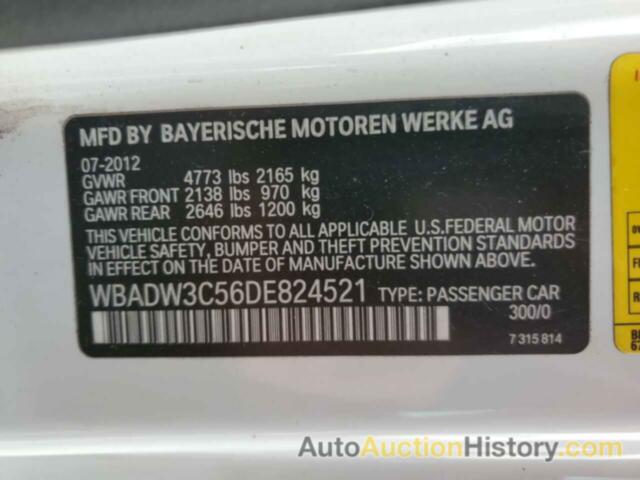 BMW 3 SERIES I, WBADW3C56DE824521