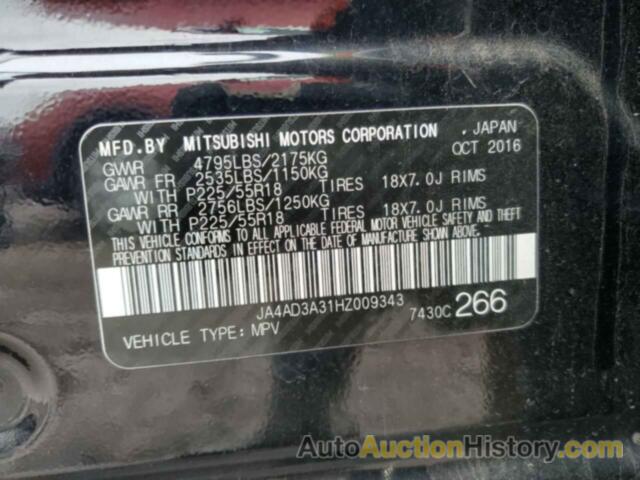 MITSUBISHI OUTLANDER SE, JA4AD3A31HZ009343