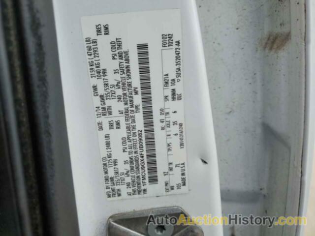 FORD ESCAPE SE, 1FMCU9GX4FUB09082