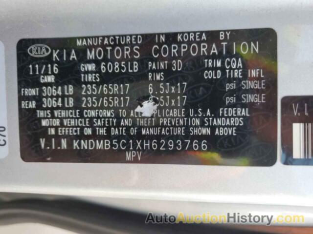 KIA All Models LX, KNDMB5C1XH6293766