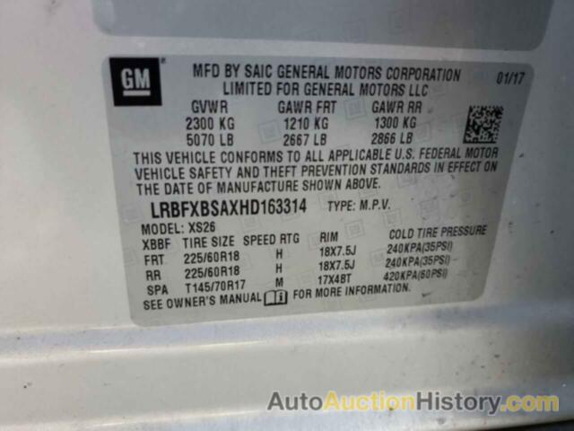 BUICK ENVISION ESSENCE, LRBFXBSAXHD163314