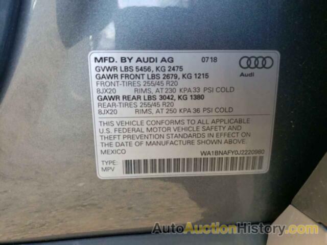 AUDI Q5 PREMIUM PLUS, WA1BNAFY0J2220980