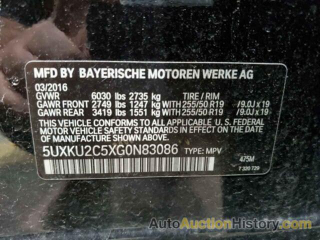 BMW X6 XDRIVE35I, 5UXKU2C5XG0N83086