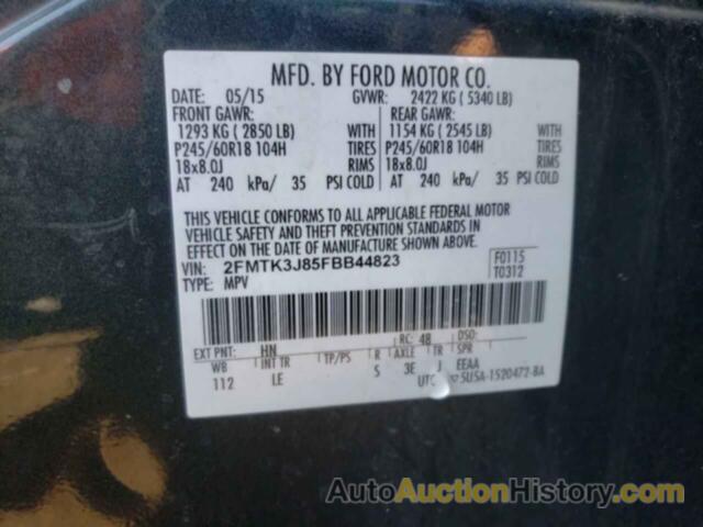 FORD EDGE SEL, 2FMTK3J85FBB44823