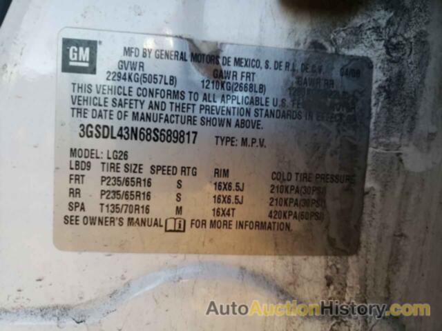 SATURN VUE XE, 3GSDL43N68S689817