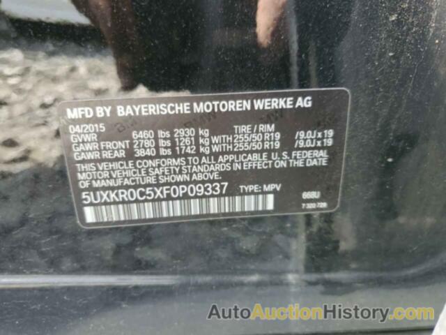 BMW X5 XDRIVE35I, 5UXKR0C5XF0P09337