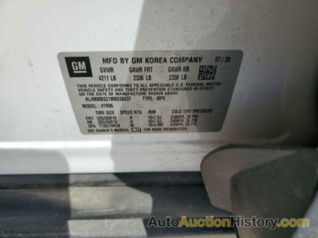 BUICK ENCORE PREFERRED, KL4MMBS21MB038437
