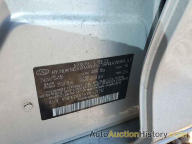 HYUNDAI SONATA SE, 5NPE24AFXHH527312