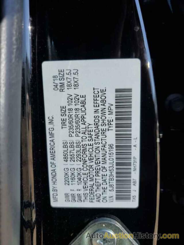 ACURA RDX TECHNOLOGY, 5J8TB3H53JL015196