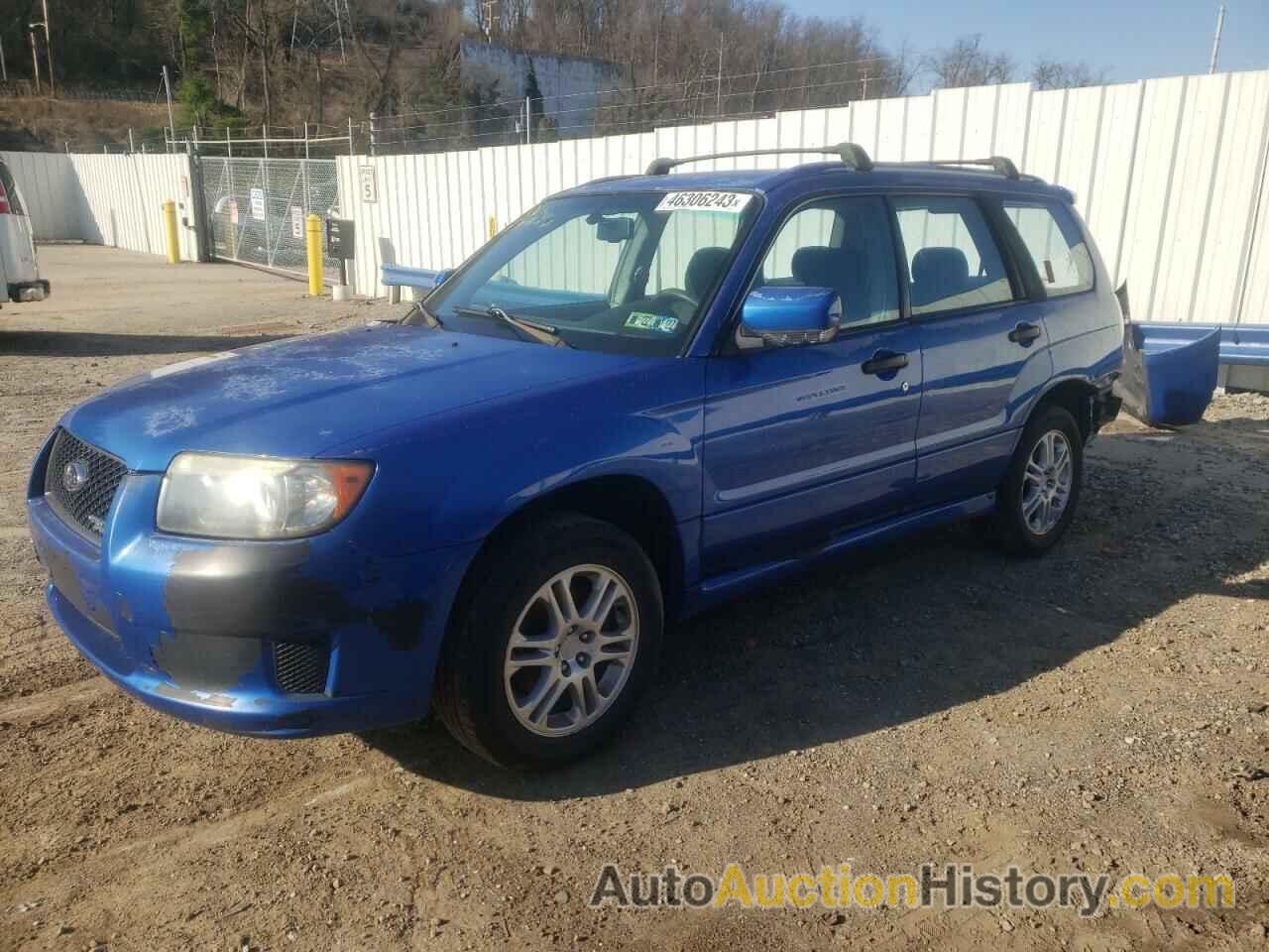 2008 SUBARU FORESTER SPORTS 2.5X, JF1SG66618H702902