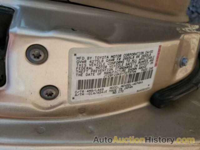 TOYOTA CAMRY LE, JT2BF28K8Y0273734