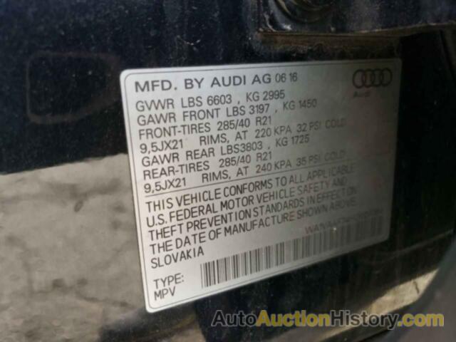 AUDI Q7 PRESTIGE, WA1VAAF74HD020764