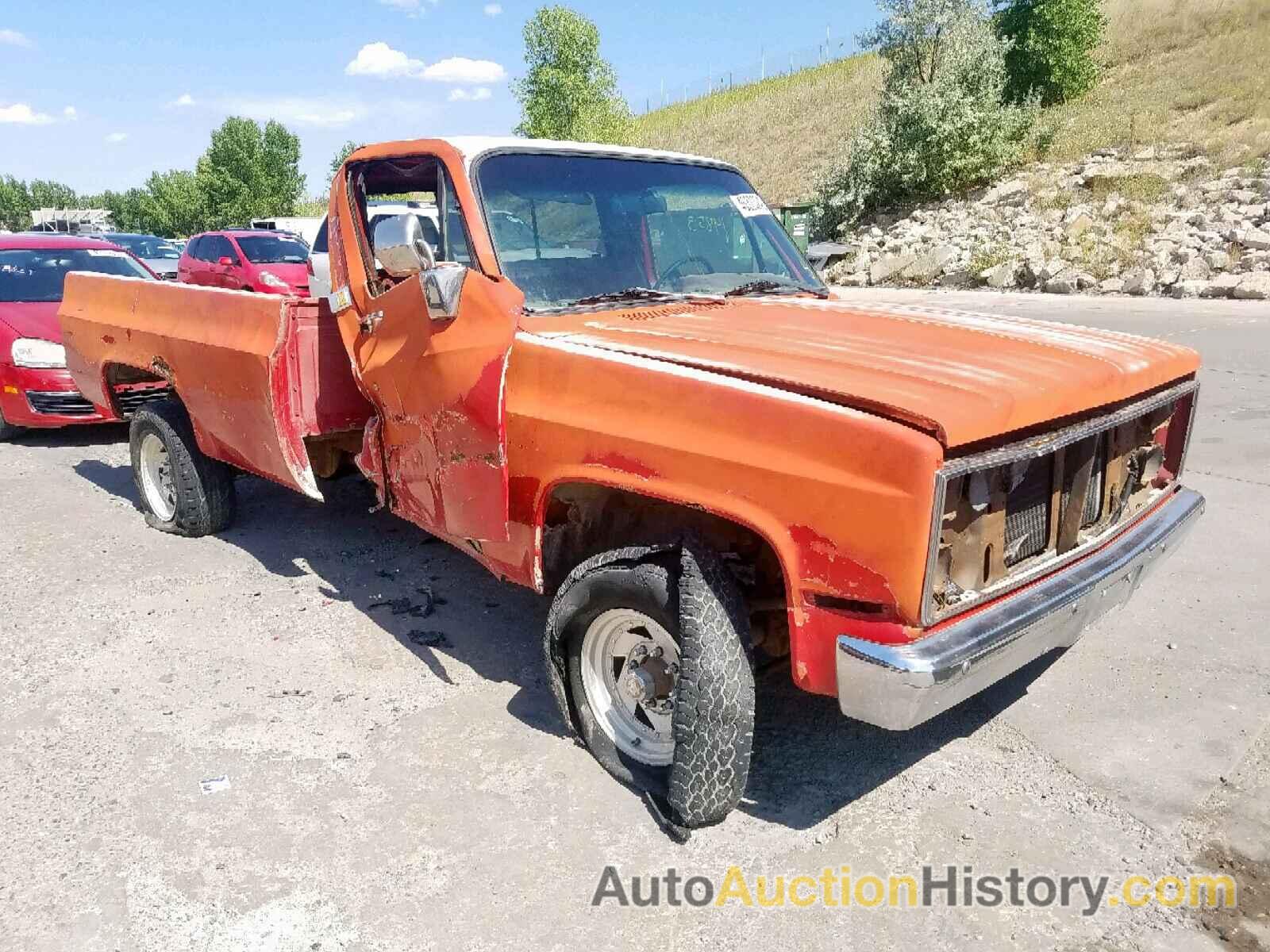 1984 CHEVROLET K20, 1GCGK24M6ES102383