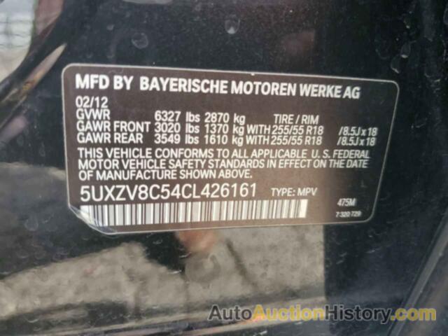 BMW X5 XDRIVE50I, 5UXZV8C54CL426161
