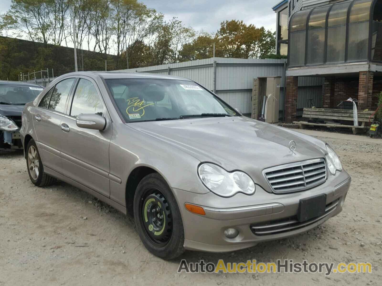 2007 MERCEDES-BENZ C 280 4MATIC, WDBRF92H87F902561