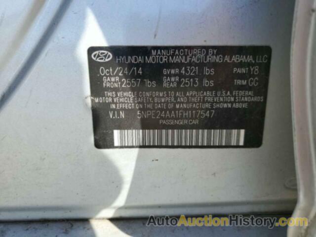 HYUNDAI SONATA ECO, 5NPE24AA1FH117547