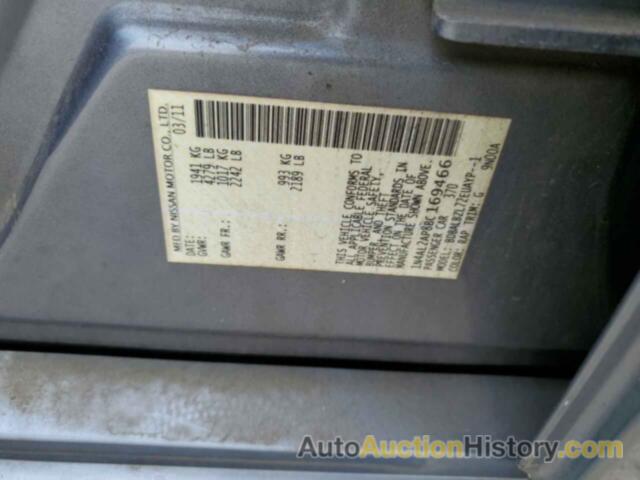 NISSAN ALTIMA BASE, 1N4AL2AP8BC169466