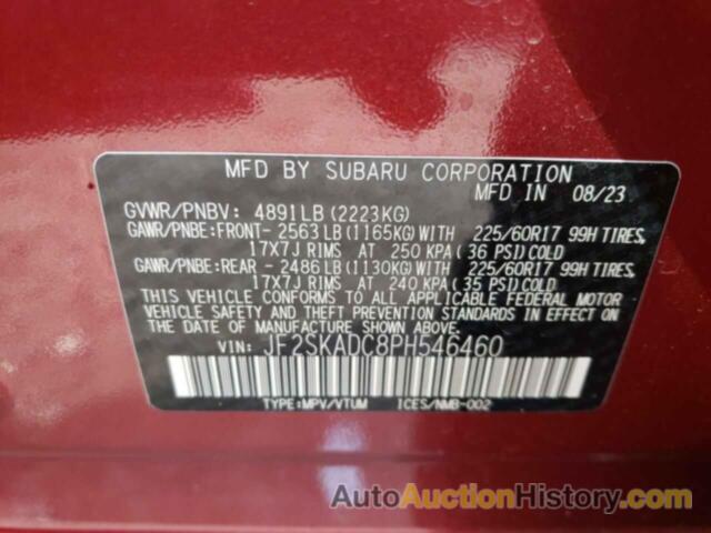 SUBARU FORESTER PREMIUM, JF2SKADC8PH546460