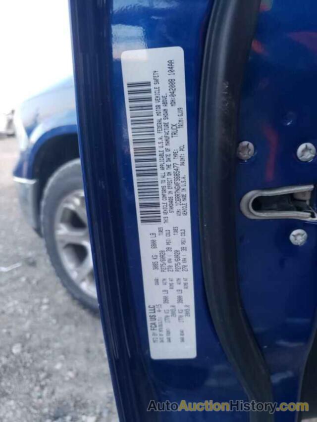 RAM 1500 LARAMIE, 1C6RR7NGXFS685477