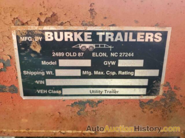 BURK CAR/TRLR, 1B9AB1728GA1B9983