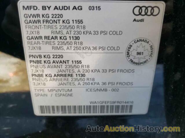 AUDI Q3 PRESTIGE, WA1GFEFS9FR014416