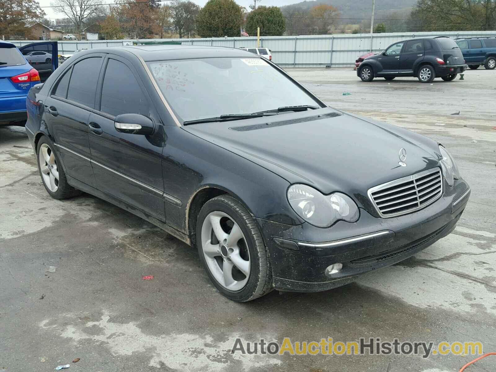 2004 MERCEDES-BENZ C 230K SPORT SEDAN, WDBRF40J04A595498