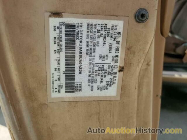 FORD RANGER, 1FTCR10A8SUA04228