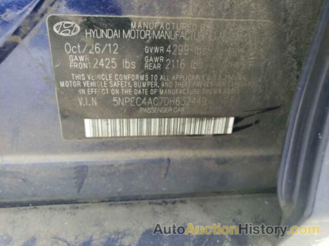 HYUNDAI SONATA SE, 5NPEC4AC7DH632449