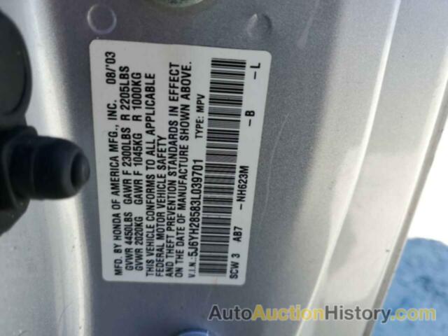 HONDA ELEMENT EX, 5J6YH28583L039701