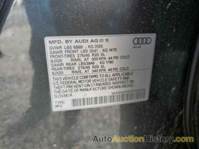 AUDI Q7 PRESTIGE, WA1DGAFE0FD015308