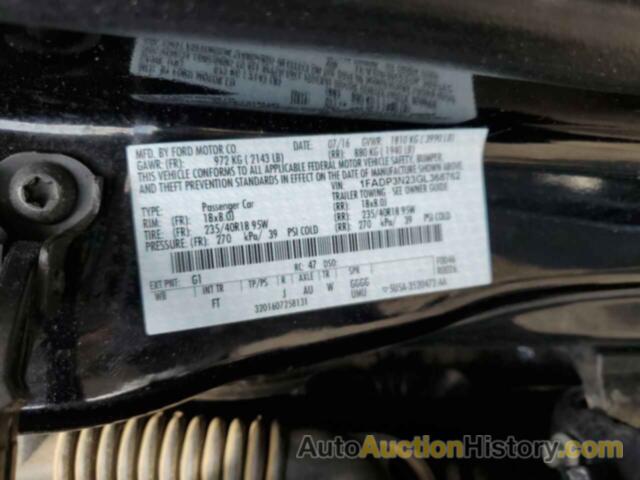 FORD FOCUS TITANIUM, 1FADP3N23GL368762