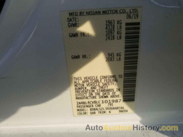 NISSAN ALTIMA SR, 1N4BL4CV8LC101987