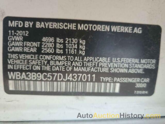 BMW 3 SERIES XI, WBA3B9C57DJ437011