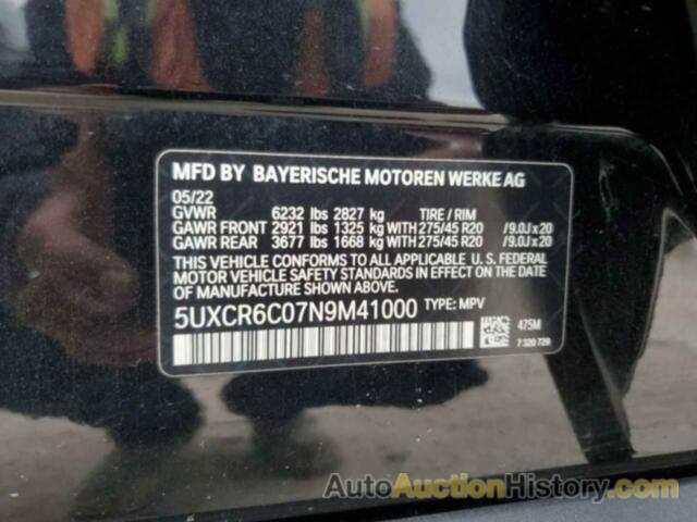 BMW X5 XDRIVE40I, 5UXCR6C07N9M41000