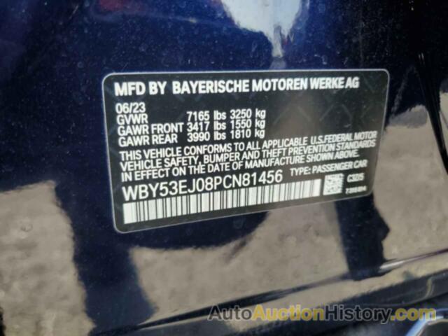 BMW I7 XDRIVE6 XDRIVE60, WBY53EJ08PCN81456