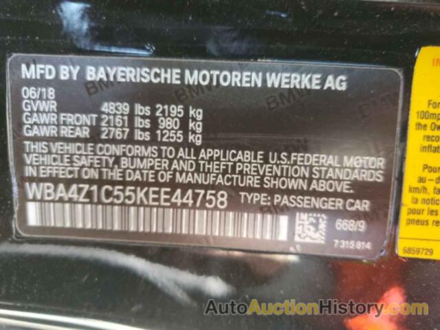 BMW 4 SERIES, WBA4Z1C55KEE44758