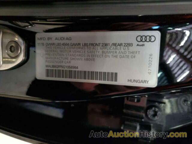 AUDI A3 PREMIUM, WAUB8GFF5G1058984