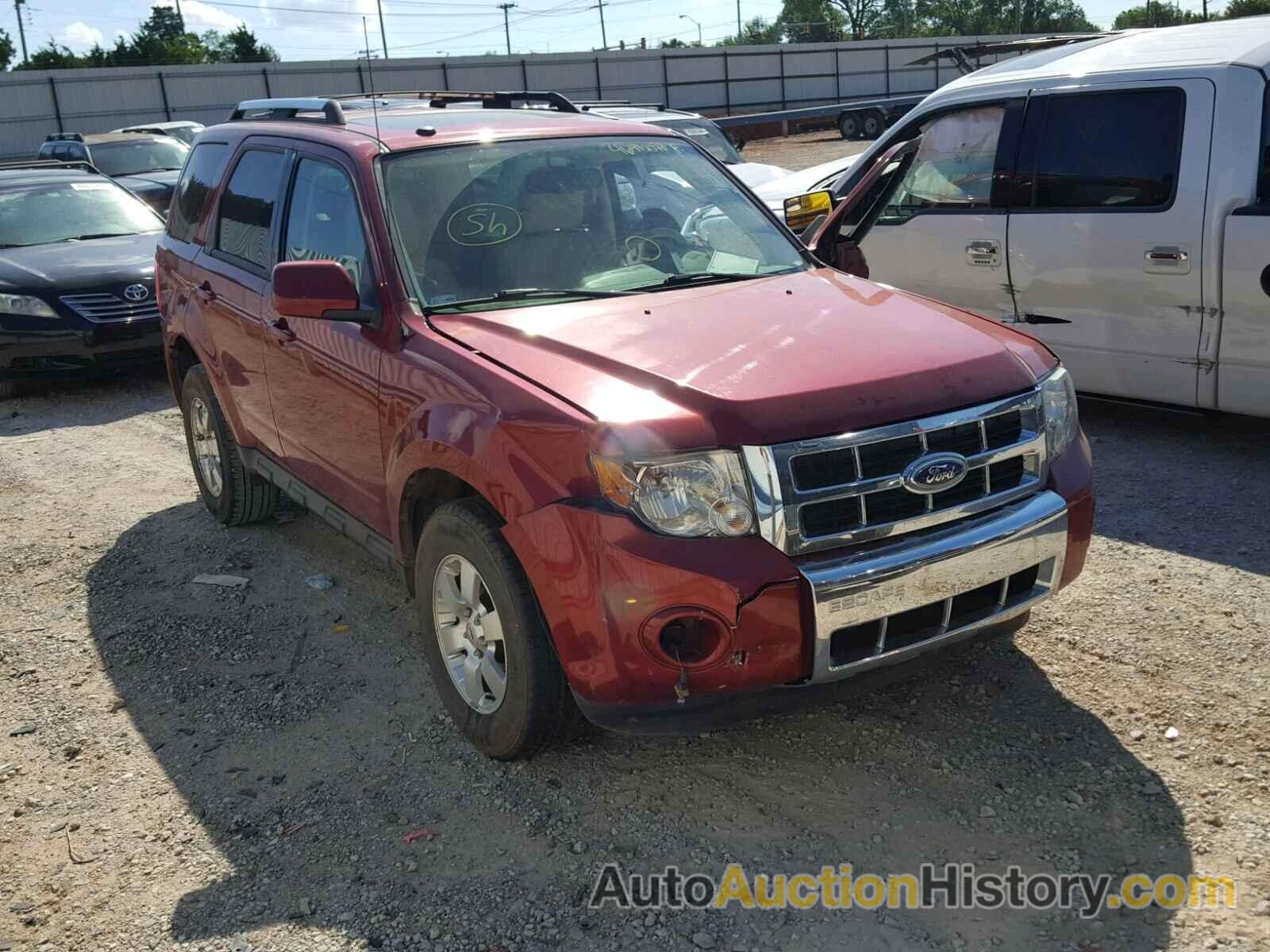 2012 FORD ESCAPE LIMITED, 1FMCU0EG8CKA93927