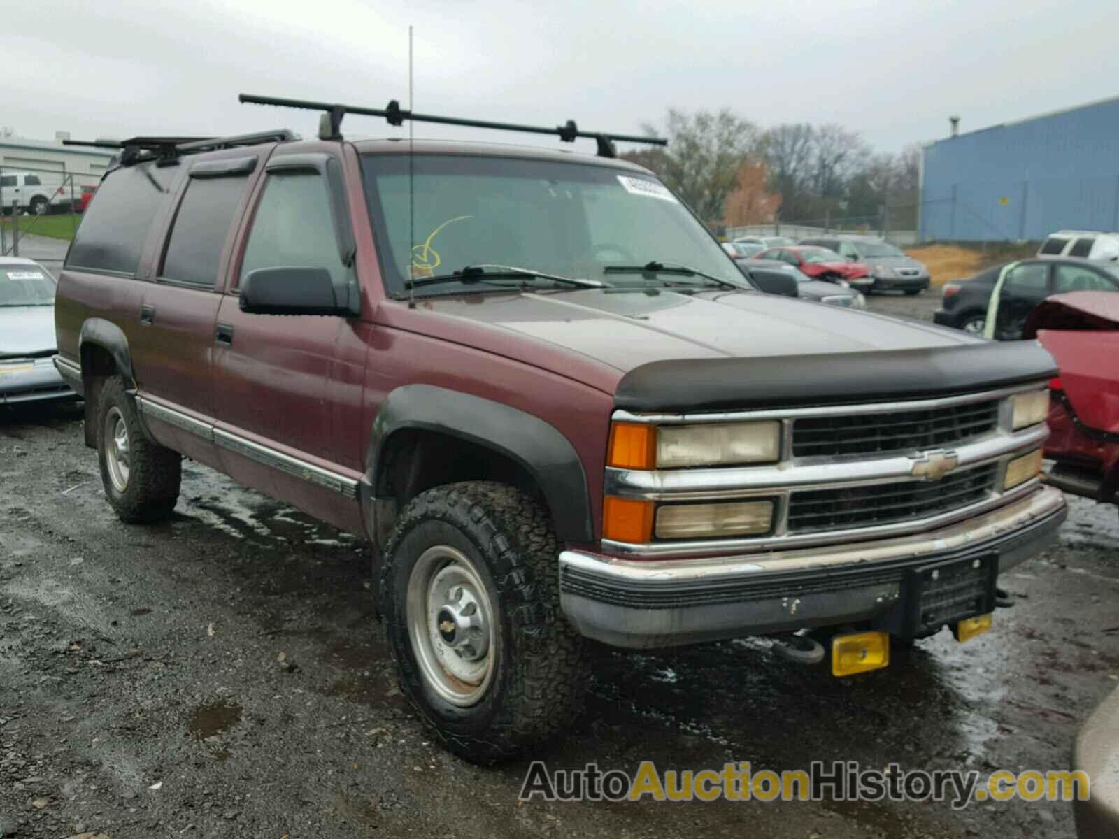 1996 CHEVROLET SUBURBAN K2500, 1GNGK26J8TJ406246