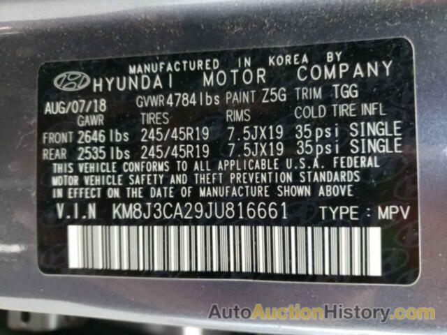 HYUNDAI TUCSON VALUE, KM8J3CA29JU816661