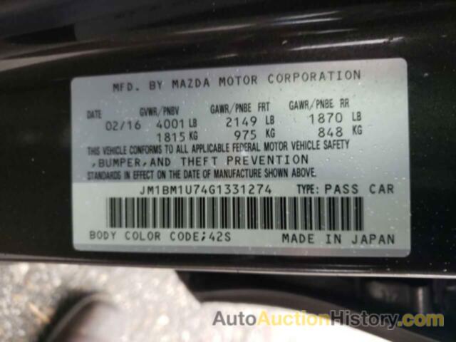 MAZDA 3 SPORT, JM1BM1U74G1331274