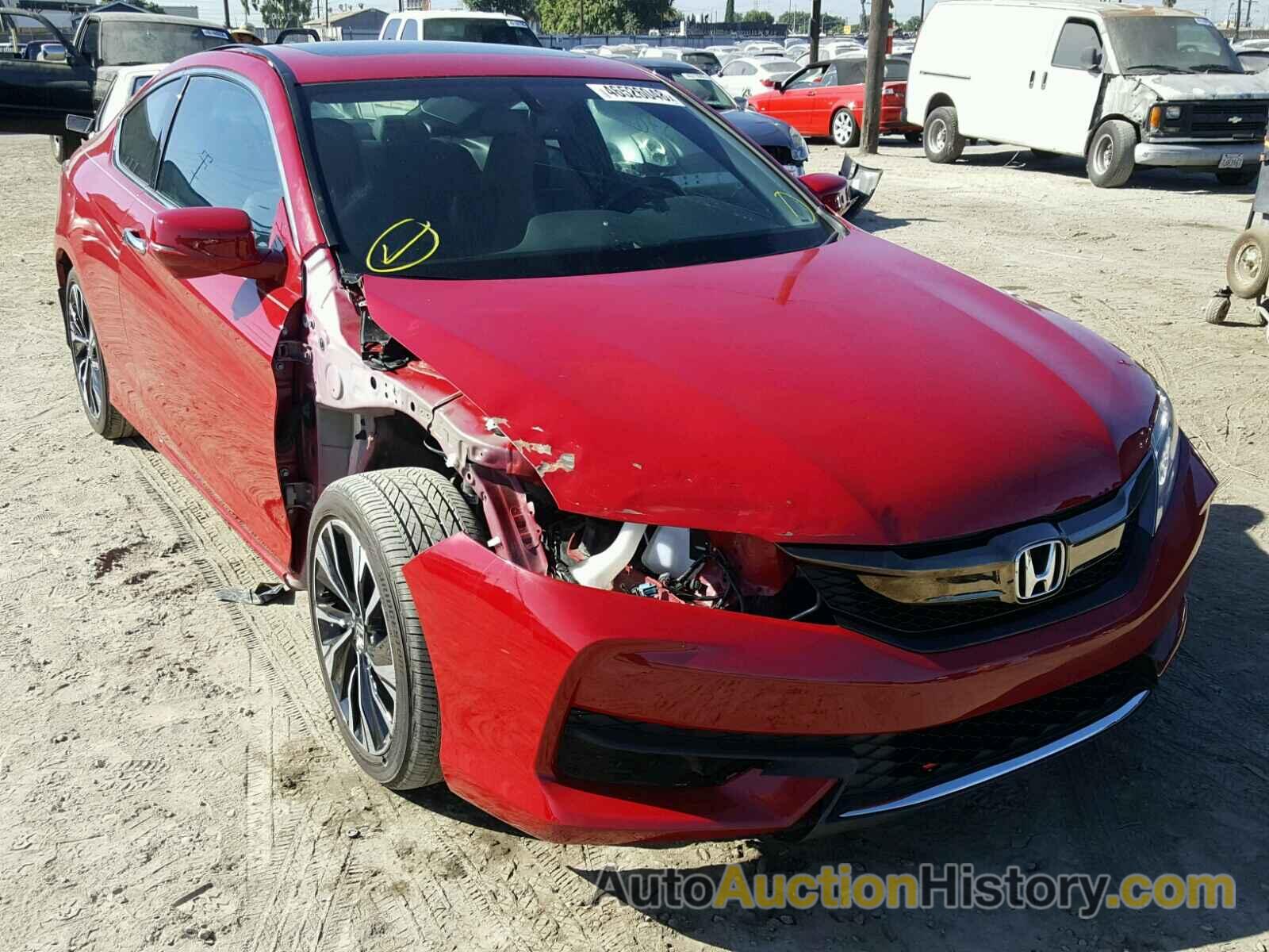 2017 HONDA ACCORD EXL, 1HGCT1B87HA008312