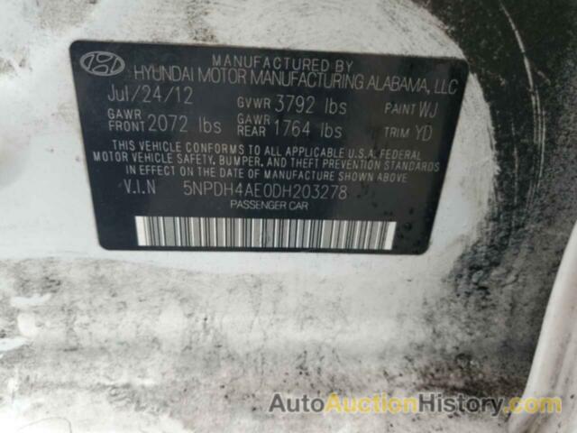 HYUNDAI ELANTRA GLS, 5NPDH4AE0DH203278